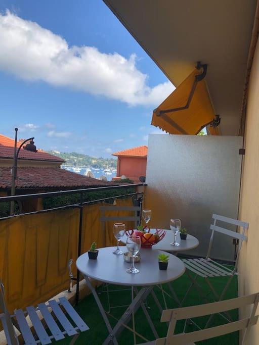 Villefranche Sur Mer, Bel Appartement, Vue Mer Bagian luar foto